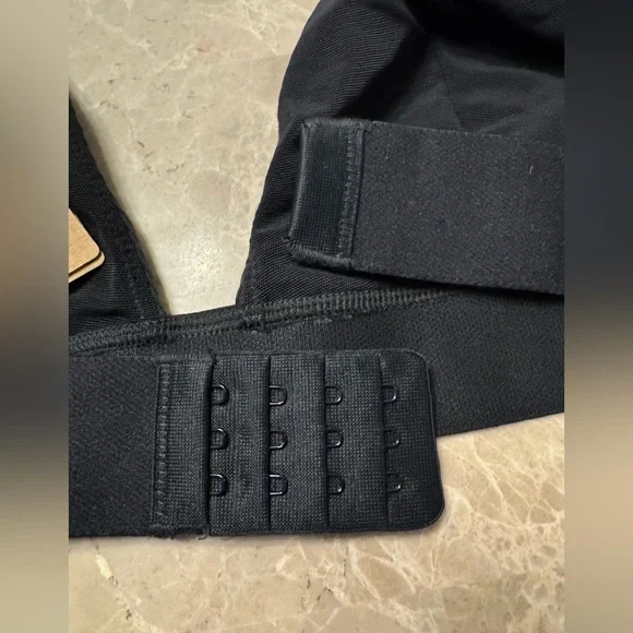 SKIMS COTTON RIB PLUNGE BRALETTE - Picture 7 of 11